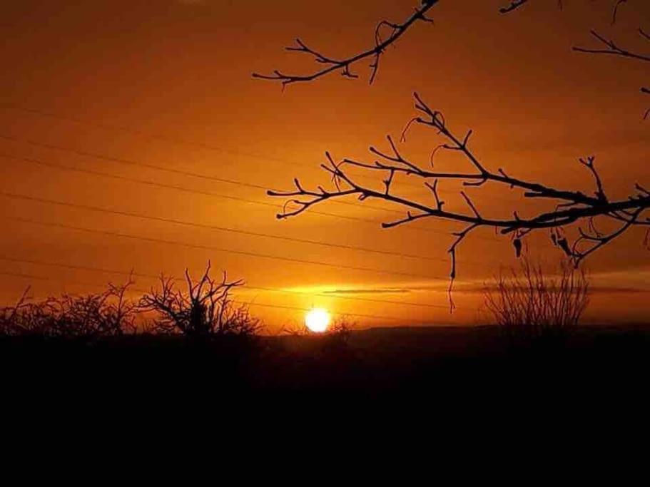 Romantic Shepherds Hut With Stunning Sunsets Hollingbourne Exteriör bild